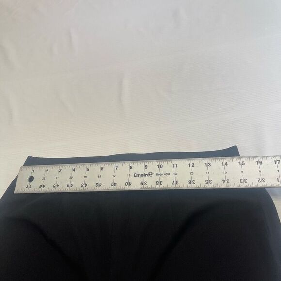 Exclusively Misook Black Acrylic Pants Size Medium - Picture 2 of 6